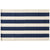 Rug - Navy Blue Striped Accent Rug