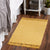 Rug - Yellow Accent Rug With Fringe