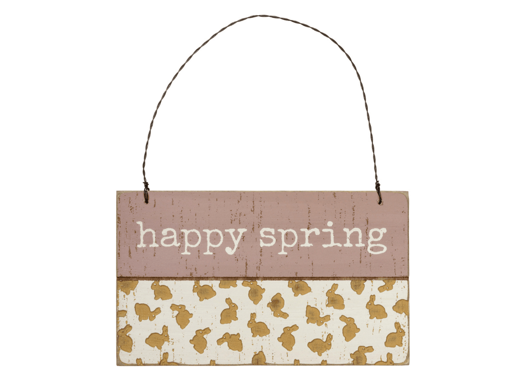Happt Spring Sign Happy Spring Hanging Sign
