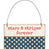 Stars and Stripes Patriotic Hanging Sign